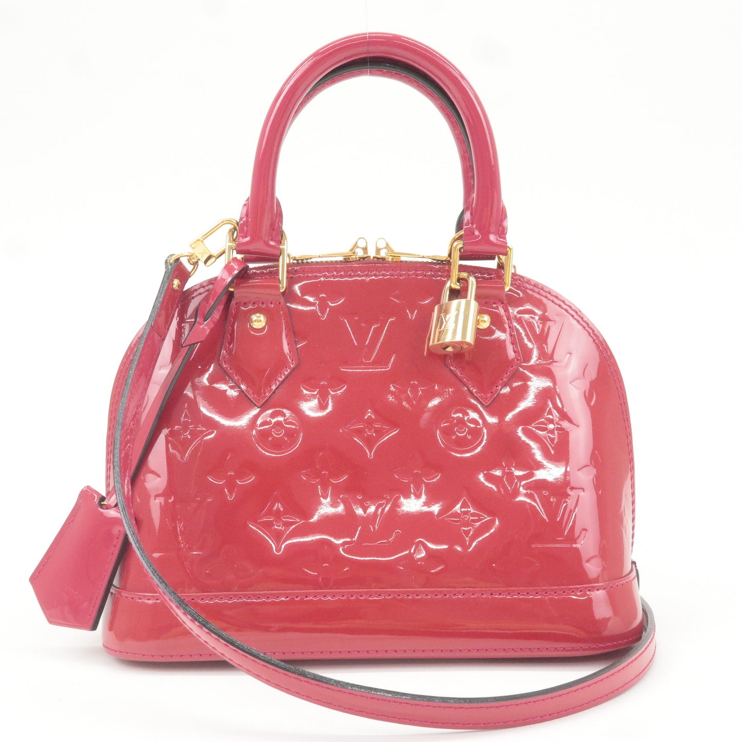Louis Vuitton Cherry Red Vernis 2 Way Crossbody Bag