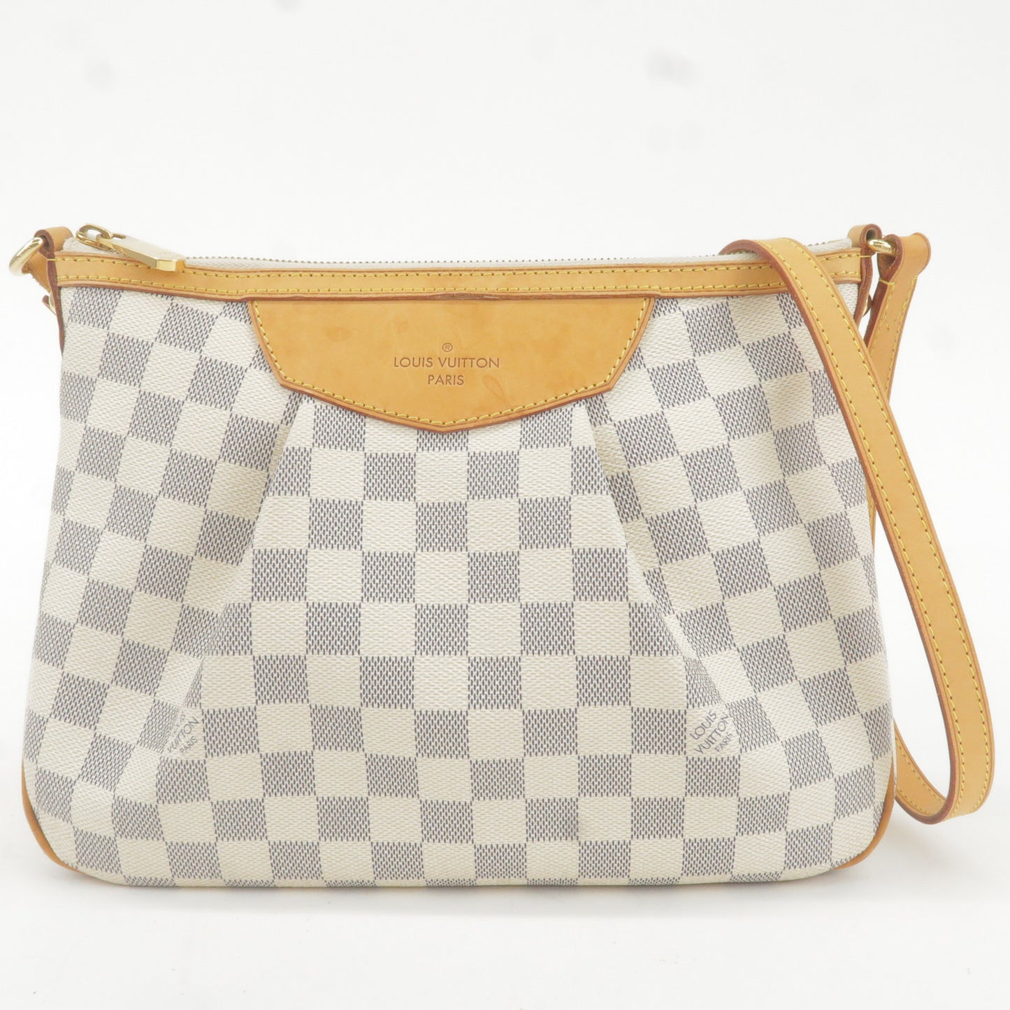 Louis Vuitton Damier Azur Siracusa Pm Canvas Crossbody Bag (pre
