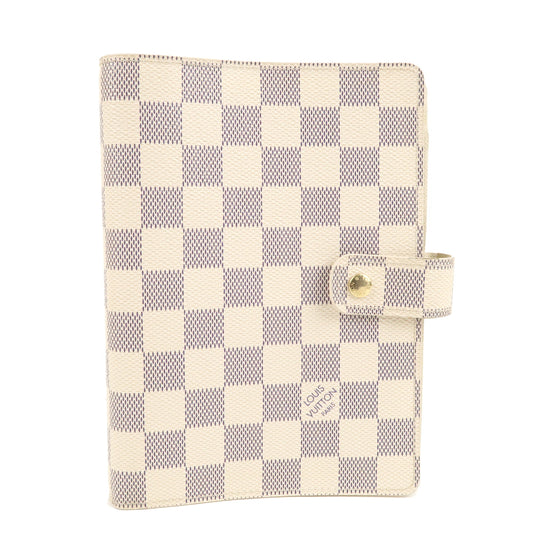 Louis Vuitton Damier Azur Agenda PM Planner Cover R20706