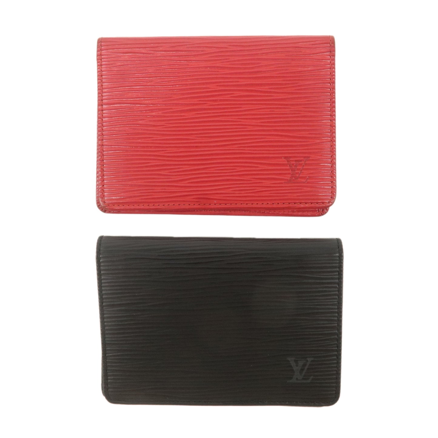 Louis Vuitton Epi Set of 2 Porte Cult Card Case M63207 M63202