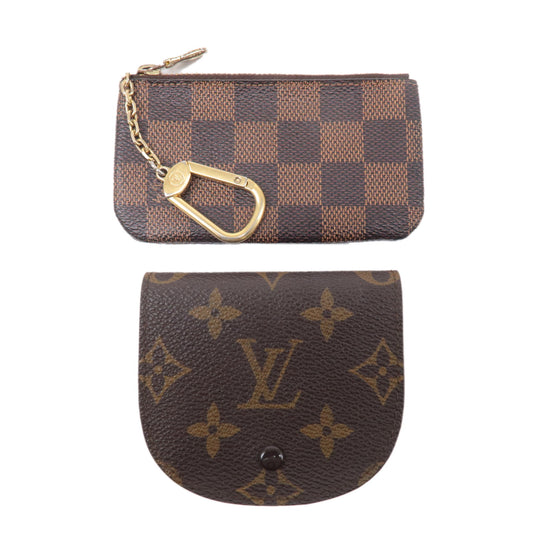 Louis-Vuitton-Damier-Monogram-Set-of-2-Coin-Case-N62658-M61970