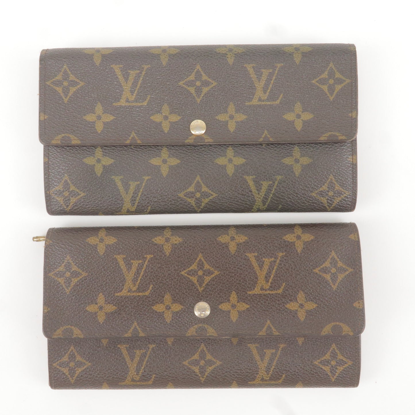 Louis-Vuitton-Monogram-Set-of-2-Long-Flap-Wallet-M61725-M61734 –  dct-ep_vintage luxury Store