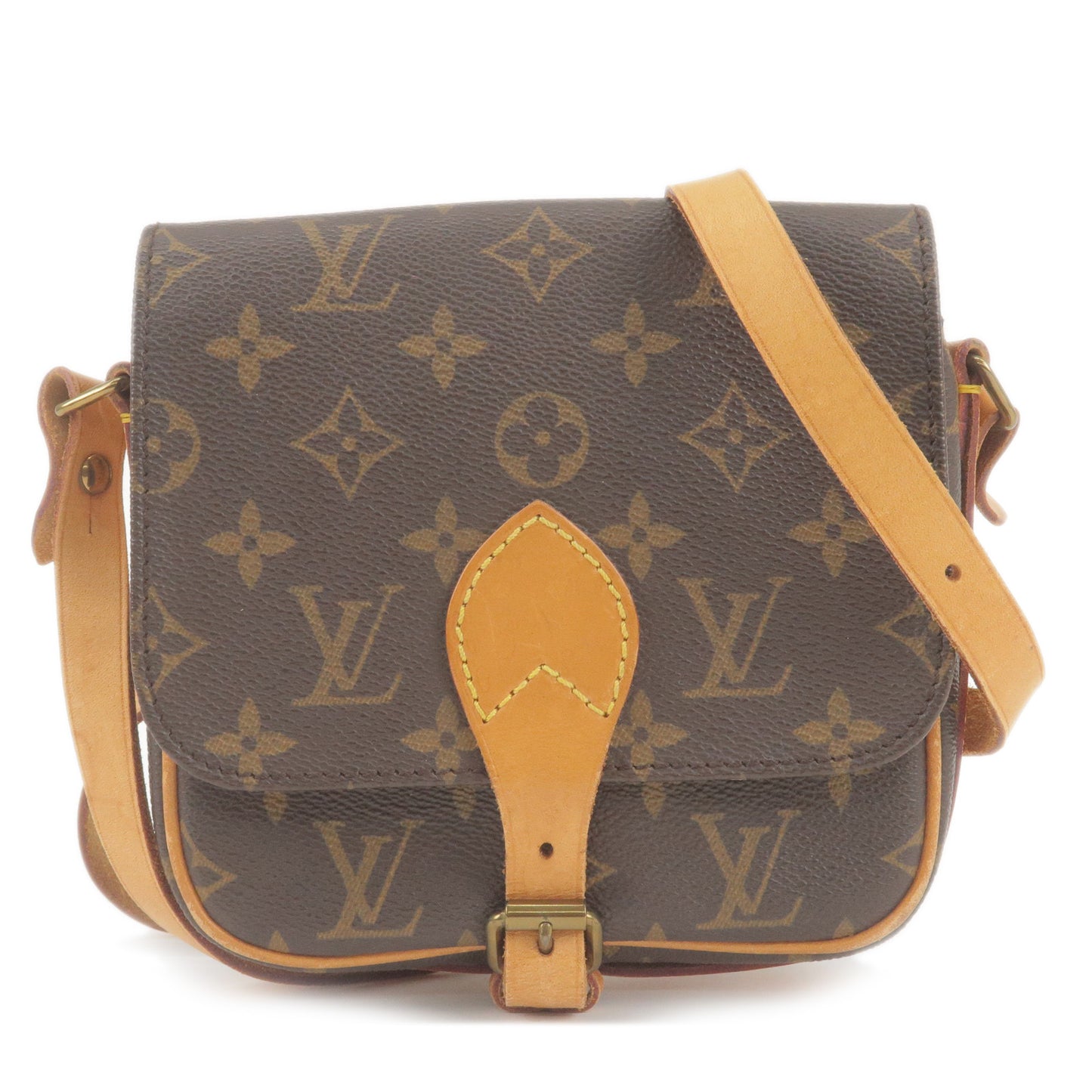 Louis Vuitton Monogram Cartouchiere PM - Brown Crossbody Bags
