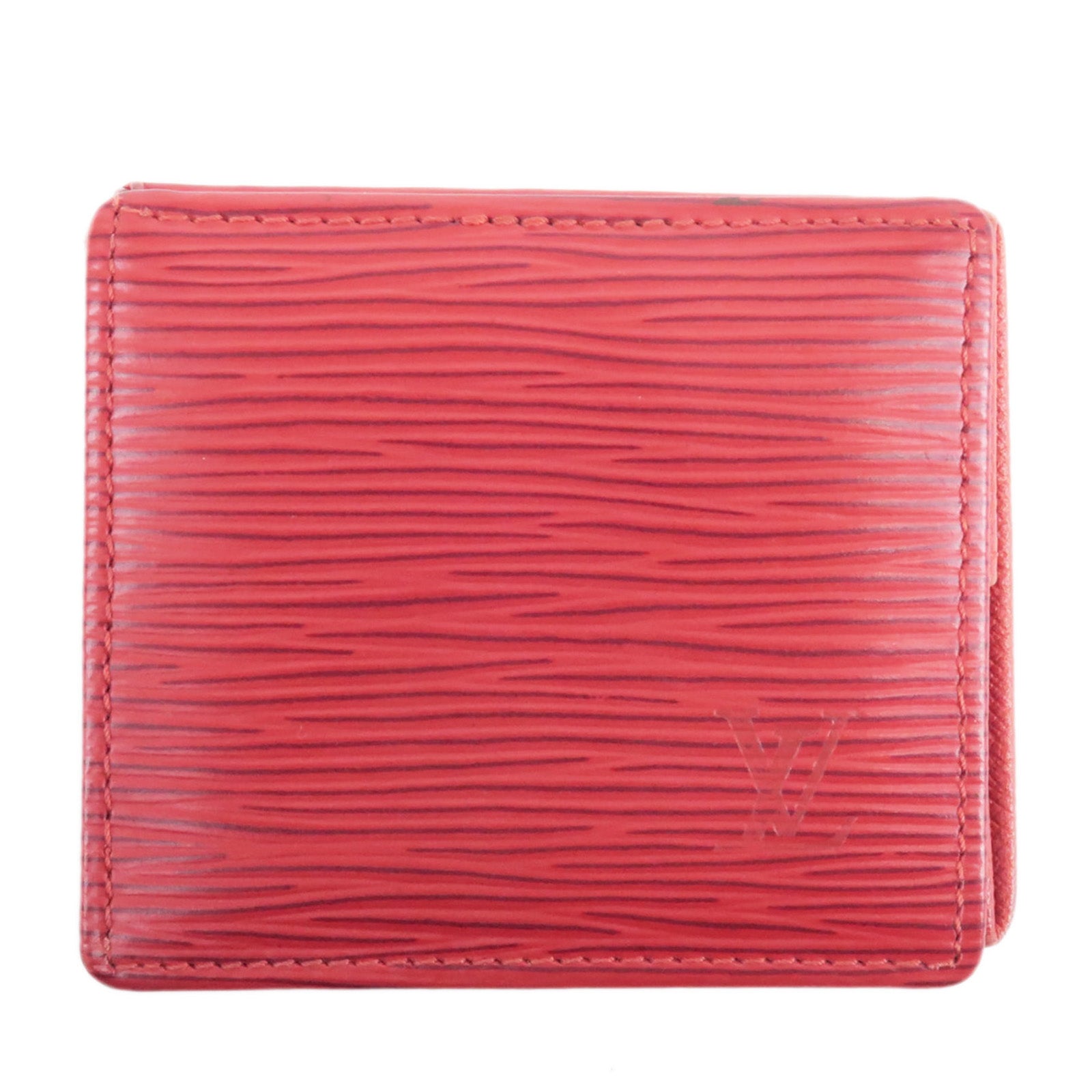 Louis-Vuitton-Epi-Porte-Monnaie-Boite-Coin-Case-Red-M63697