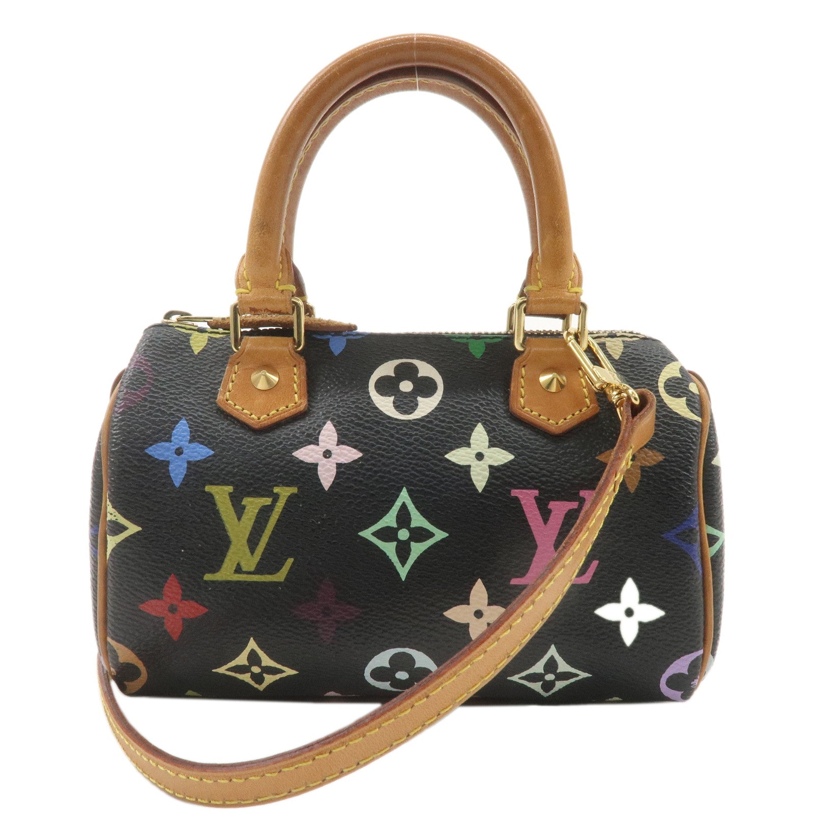 Louis Vuitton Monogram MultiColor Mini Speedy&Strap M92644 J00145