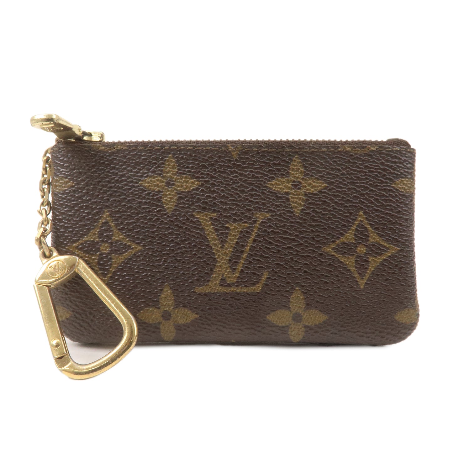 Louis Vuitton Monogram Pochette Cles Coin Case Key Case M62650