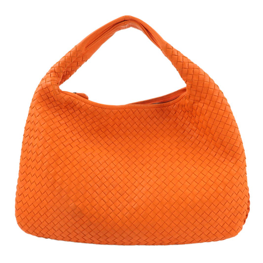 BOTTEGA-VENETA-Intrecciato-Leather-Shoulder-Bag-Orange-115653
