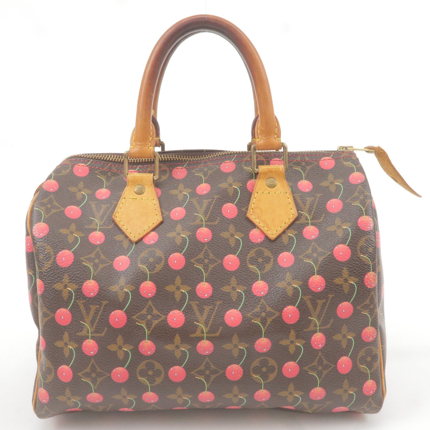 Louis Vuitton Monogram Cherry Speedy 25 Bag