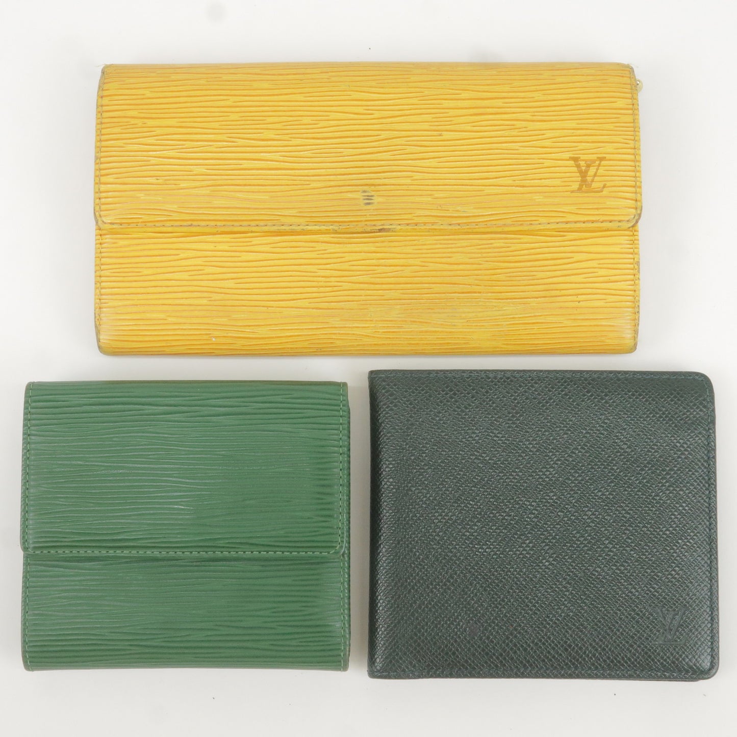 Louis Vuitton Epi Set of 3 Flap Wallet M63579 M63484 M30464