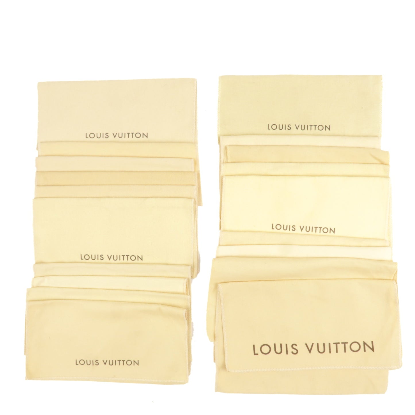 Louis-Vuitton-Set-of-20-Small-Dust-Bag-Beige