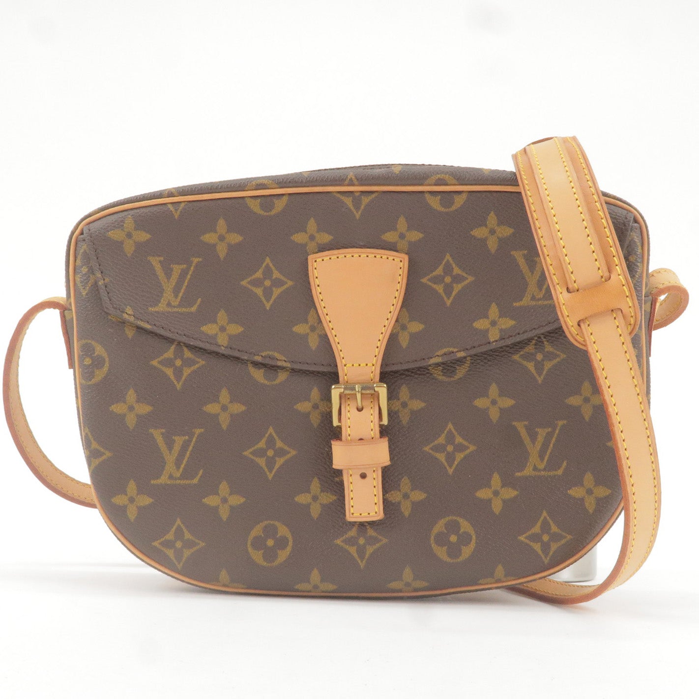 Authentic Louis Vuitton Monogram Jeune Fille MM Shoulder Bag M51226 Used F/S