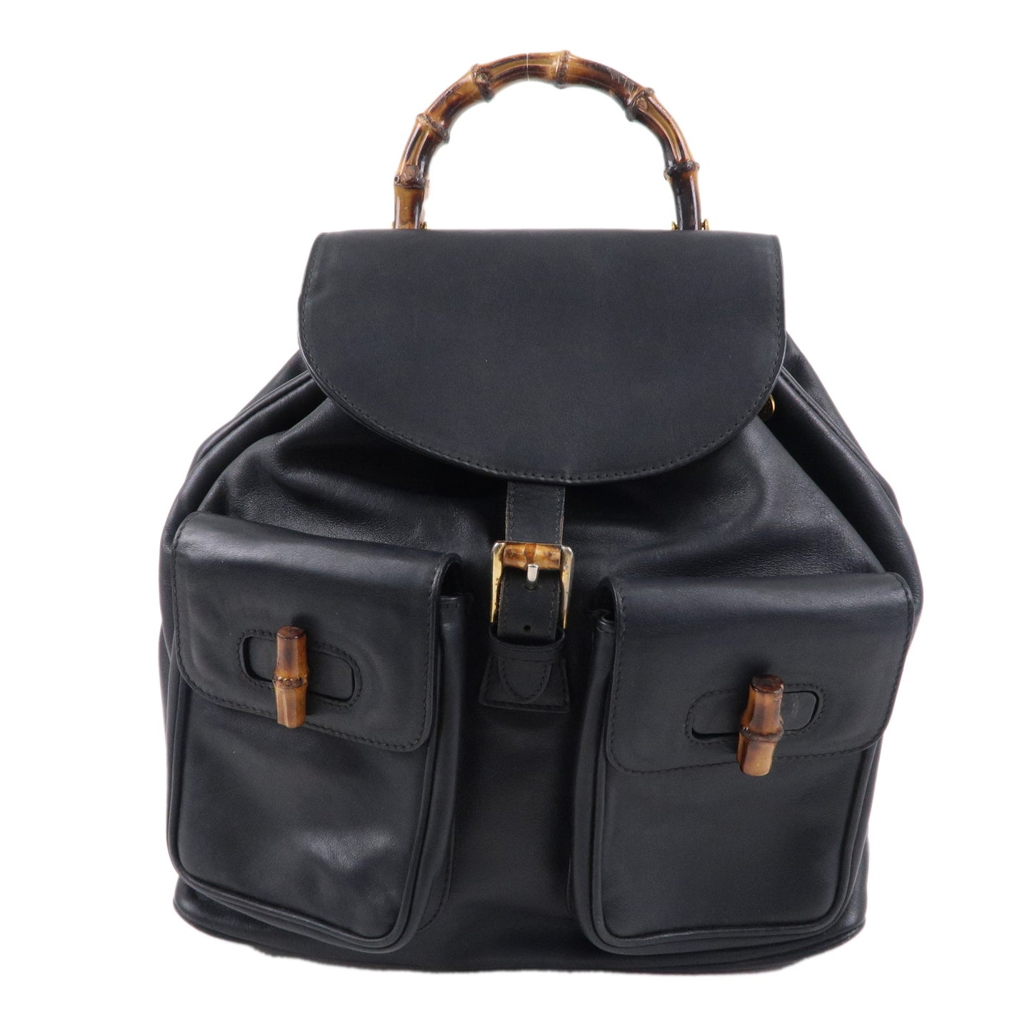 GUCCI-Bamboo-Back-Pack-Leather-Black-003.2058.0016