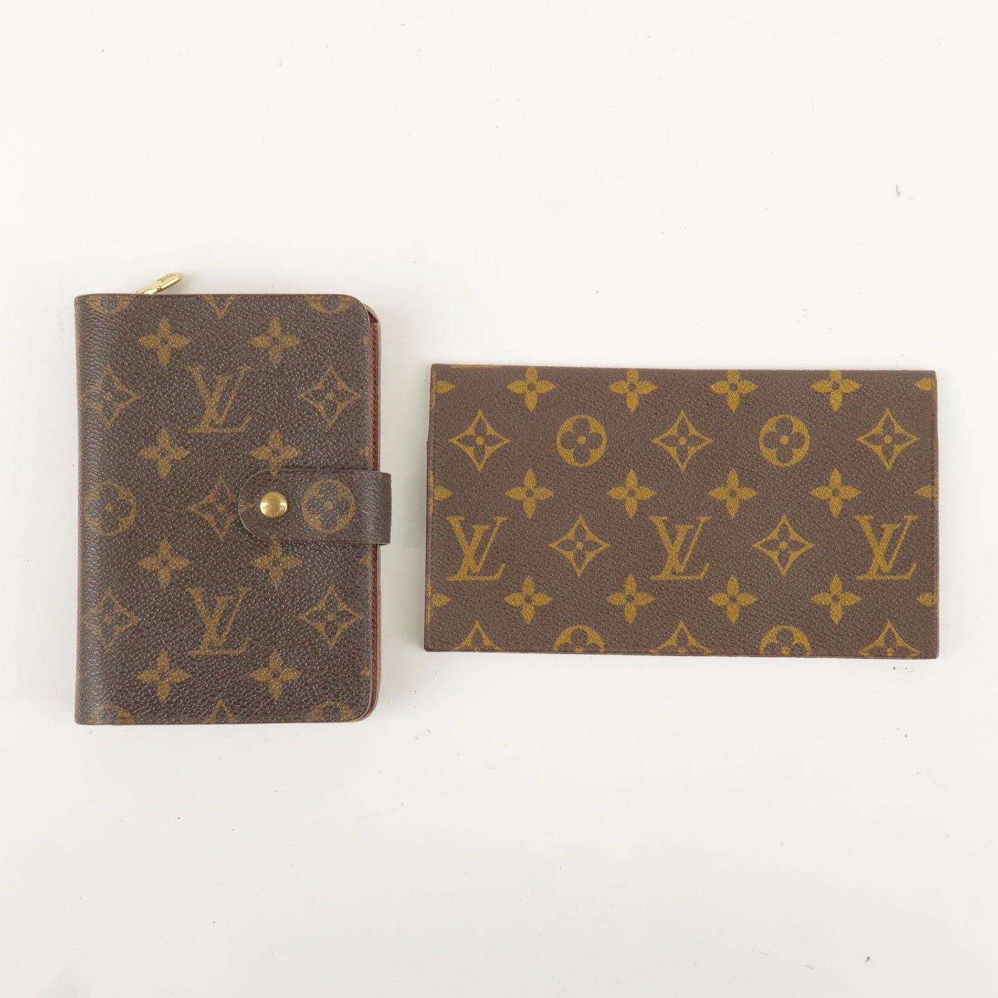 Louis-Vuitton-Set-of-2-Monogram-Wallet-Check-Oraganizer-M61207