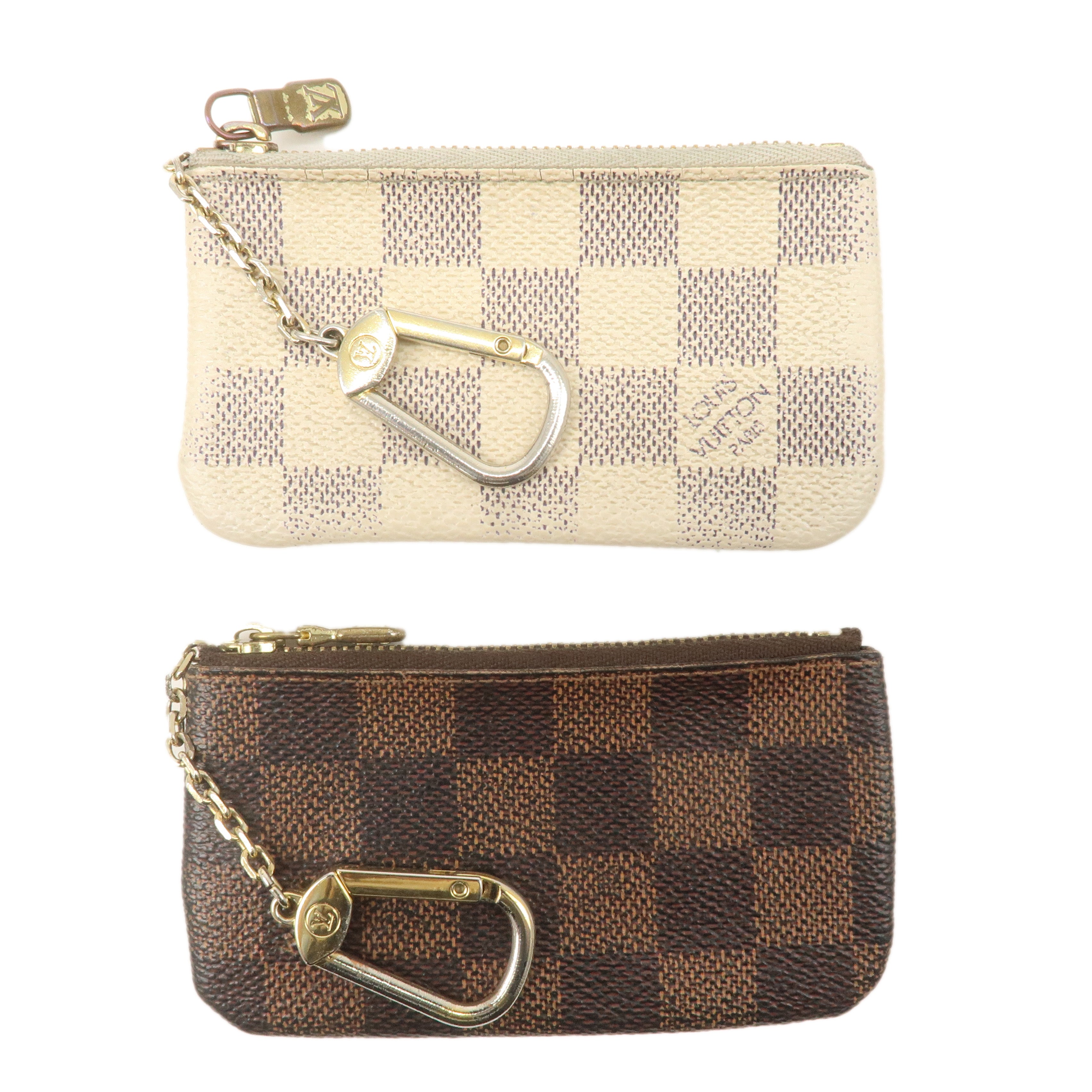 Louis Vuitton Set of 2 Pochette Cles Coin Case N62659 N62658 dct