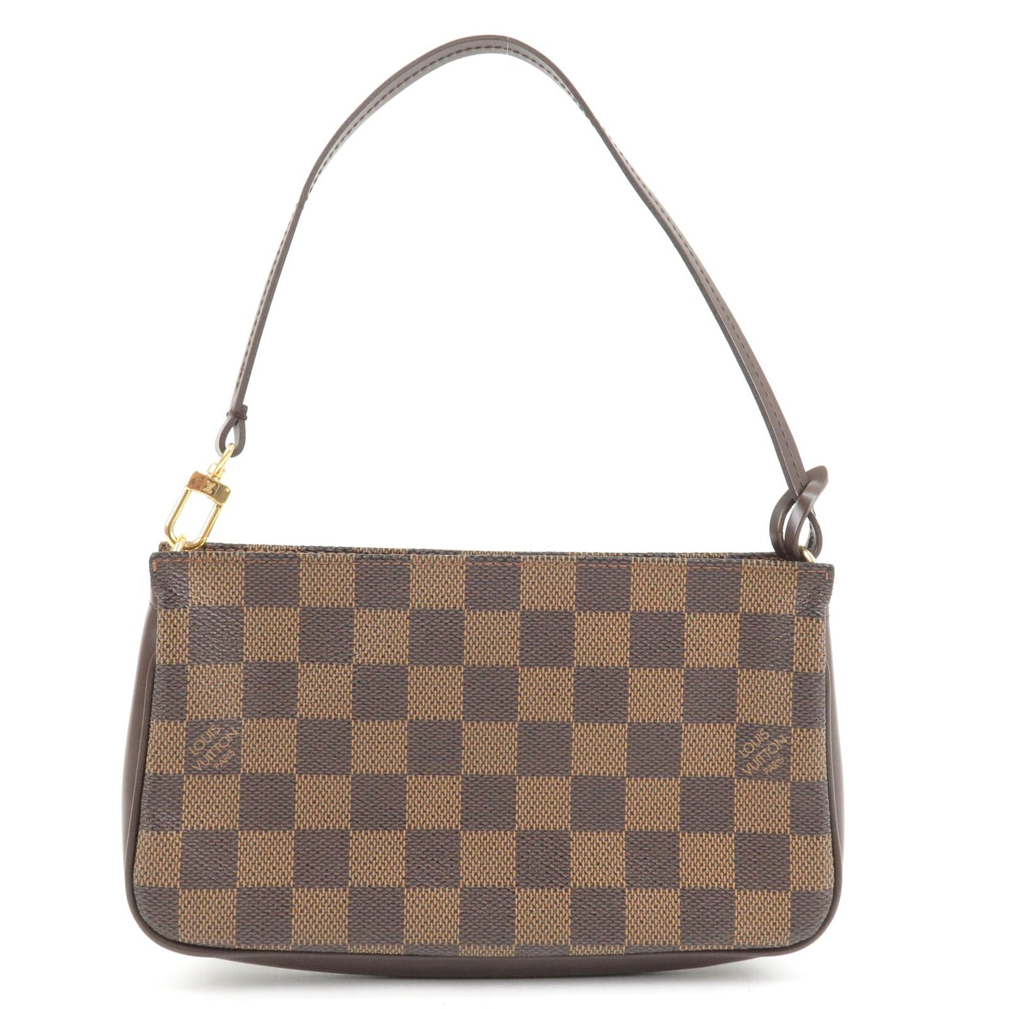 Louis Vuitton Damier Ebene Navona Accessoires Pouch Hand Bag Purse N51983