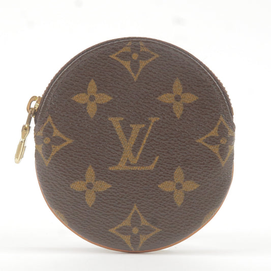 Louis Vuitton Monogram Canvas Porte Monnaie Gousset Coin Purse For
