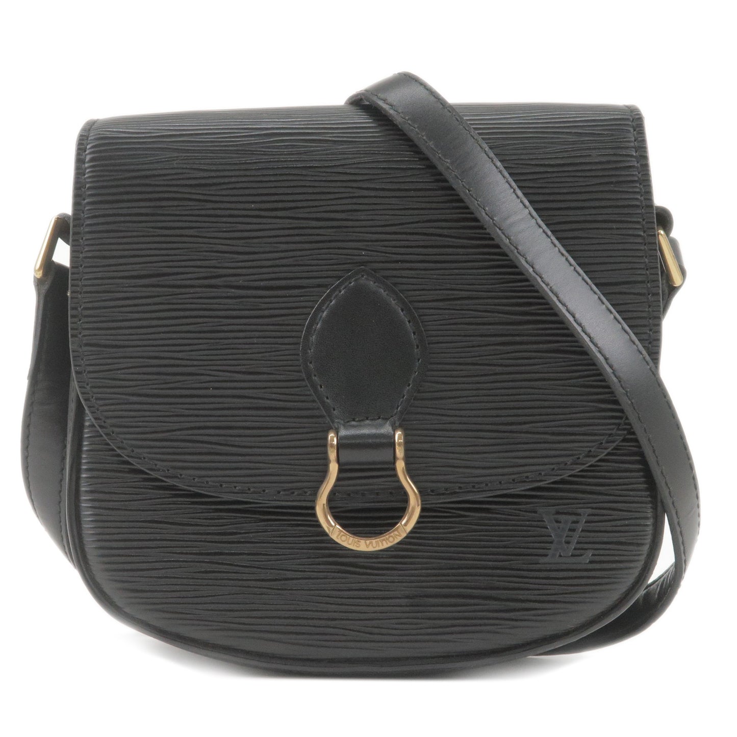 Louis-Vuitton-Epi-Mini-Saint-Cloud-Shoulder-Bag-Black-M52212