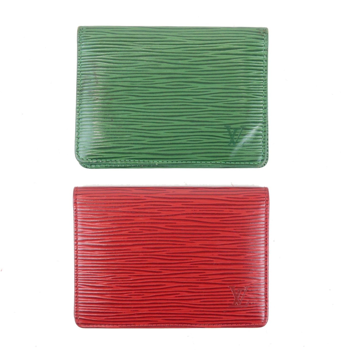 Louis Vuitton Epi Set of 2 Porte Cult Vertical Card Case