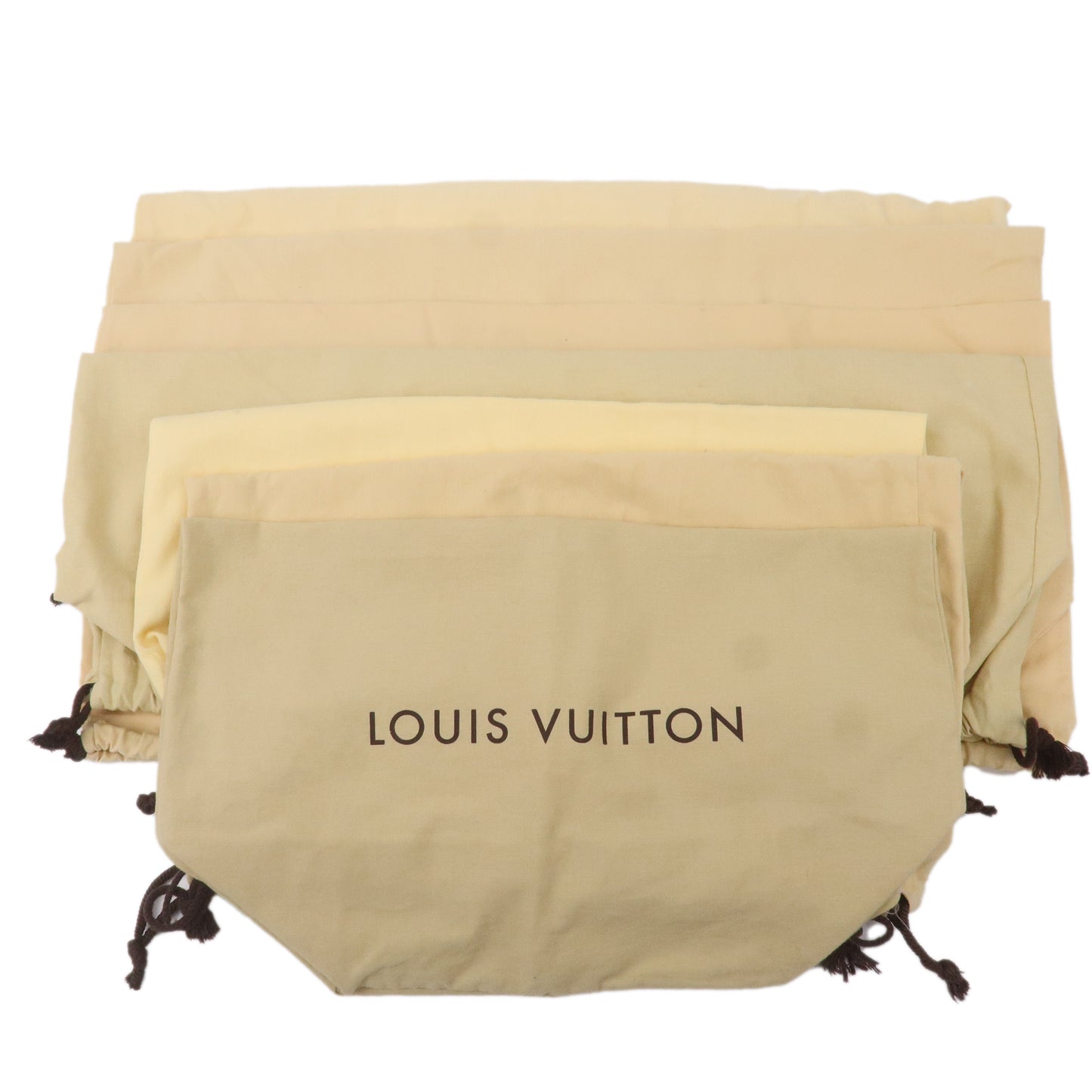 Louis-Vuitton-Set-of-7-Dust-Bag-Storage-Bag-Drawstring-Beige – dct