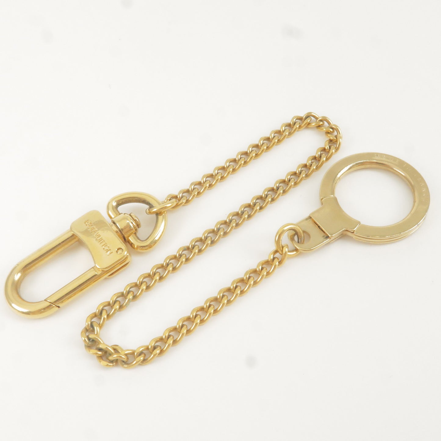 Authentic Louis Vuitton Chenne Ano Cles Key Chain Key Charm Gold M58021 Used F/S