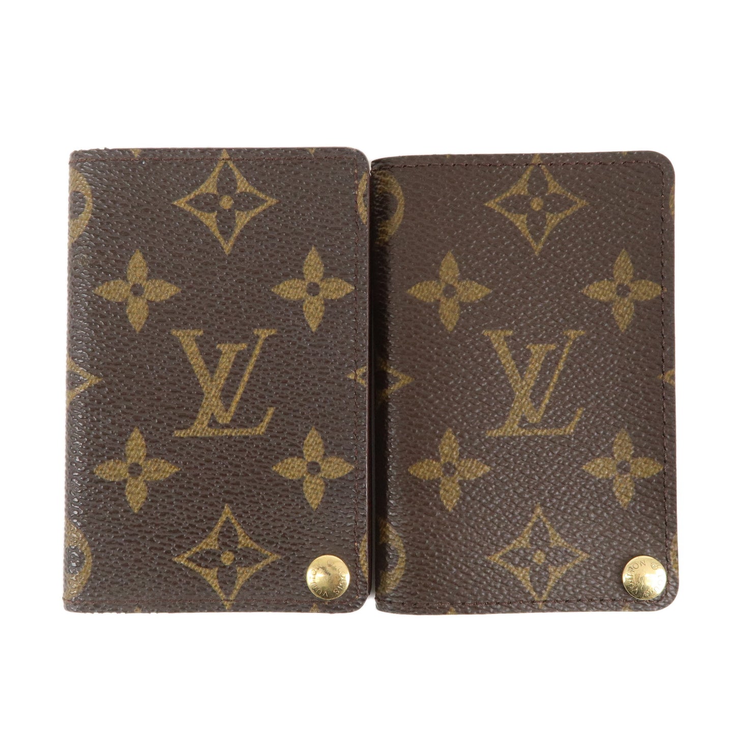 Louis Vuitton Monogram Porte cartes Credit Pression Card Holder