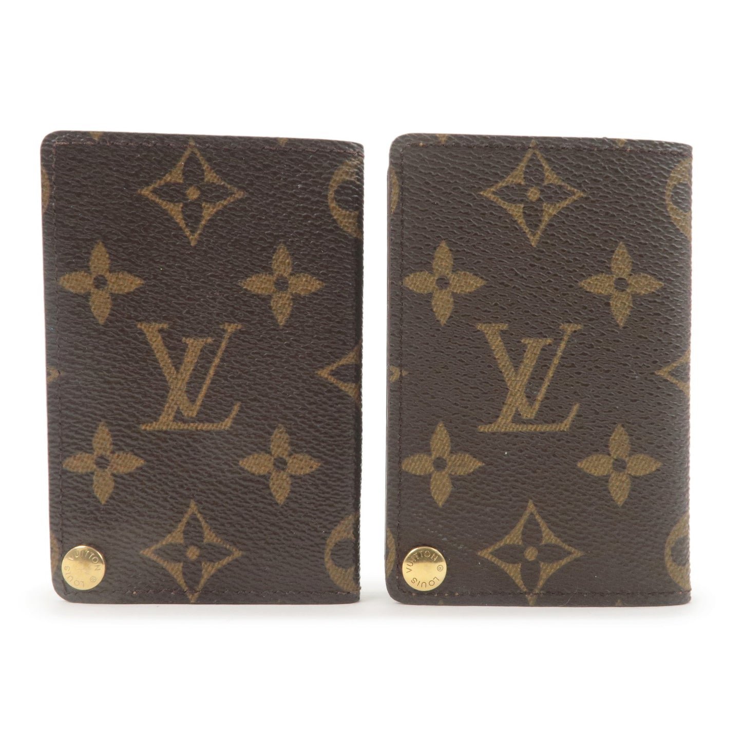 Louis Vuitton Monogram Porte cartes Credit Pression Card Holder