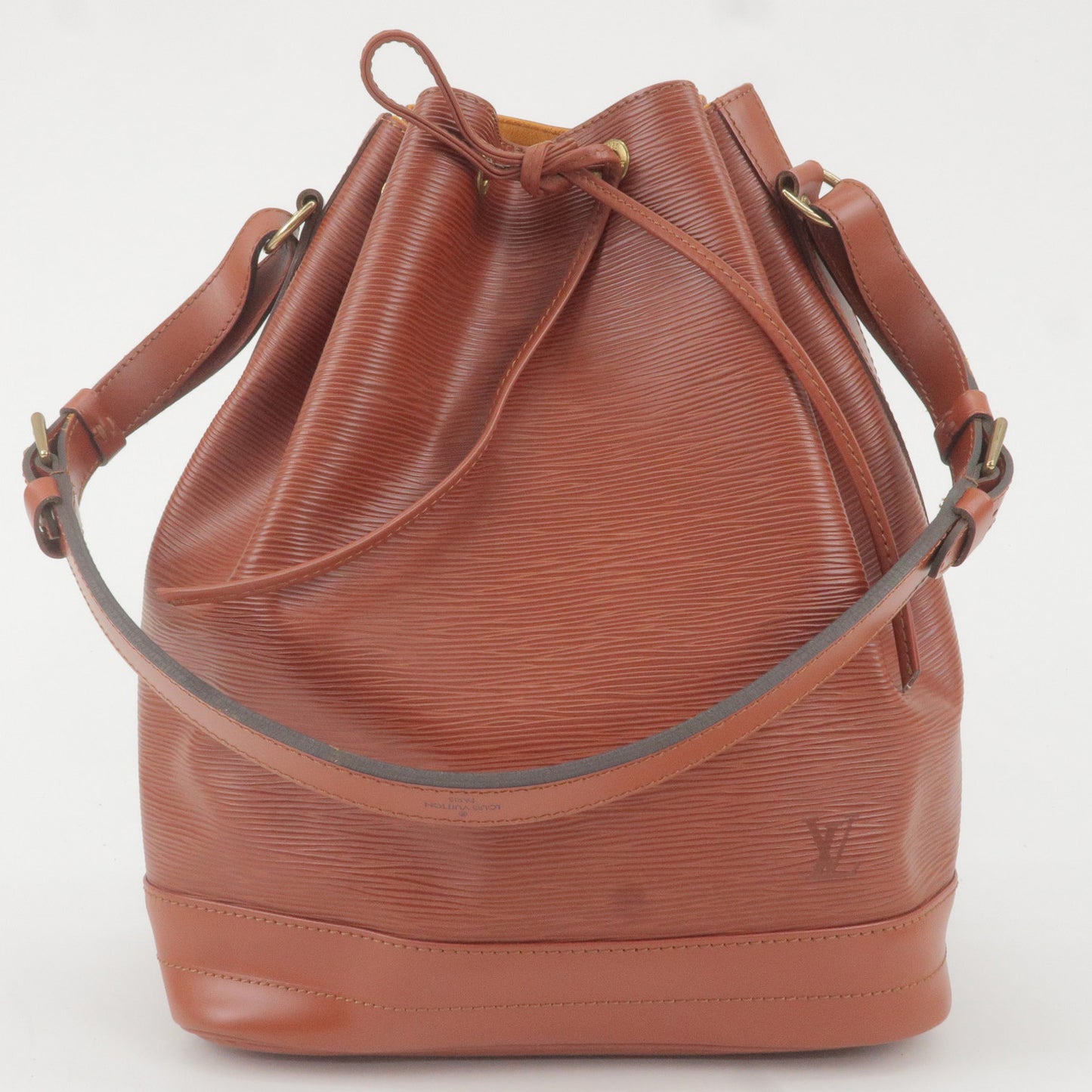 Néonoé cloth handbag Louis Vuitton Brown in Cloth - 34798895