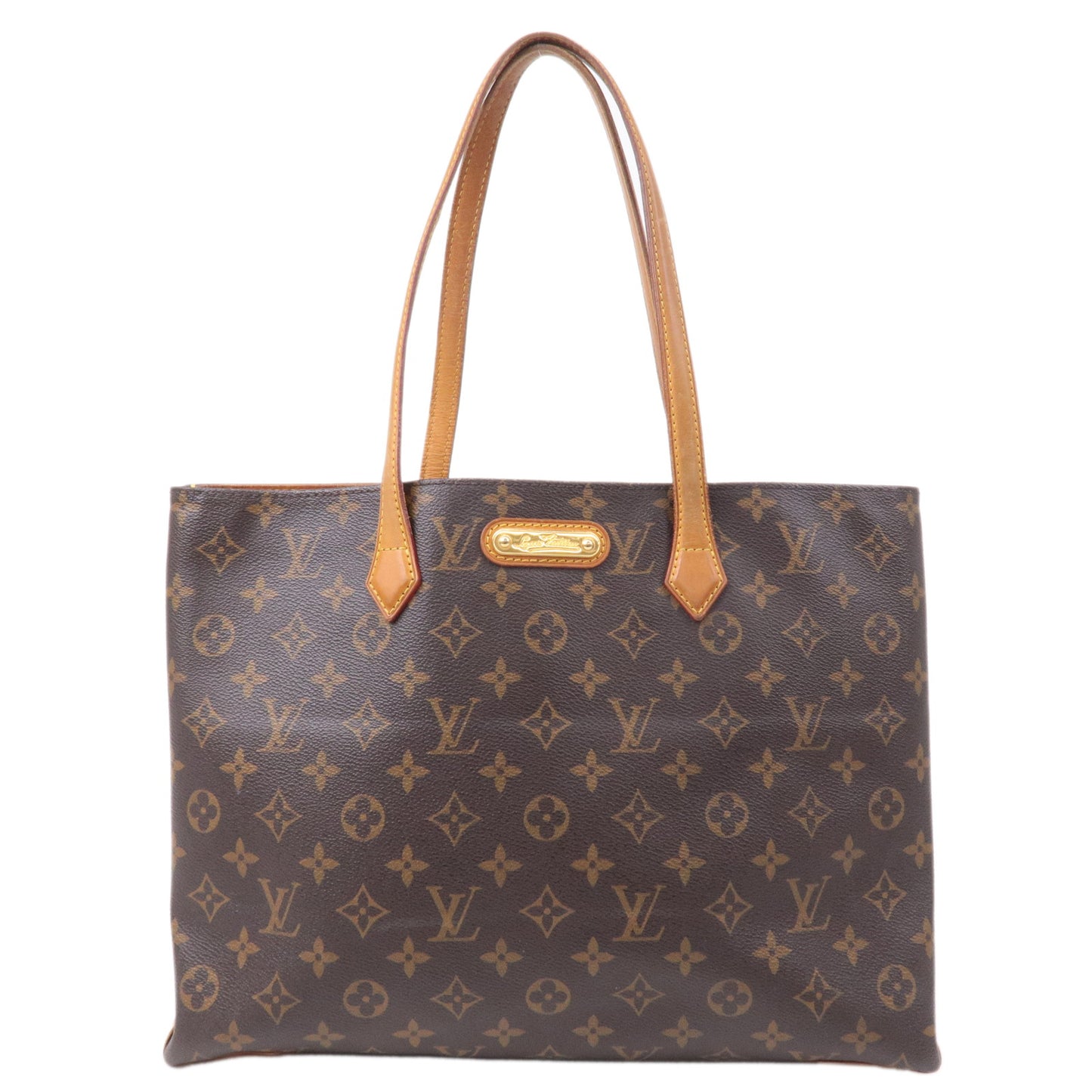 Used Louis Vuitton Wilshire Mm/Tote Bag Stocking/Pvc/Brw//M45644