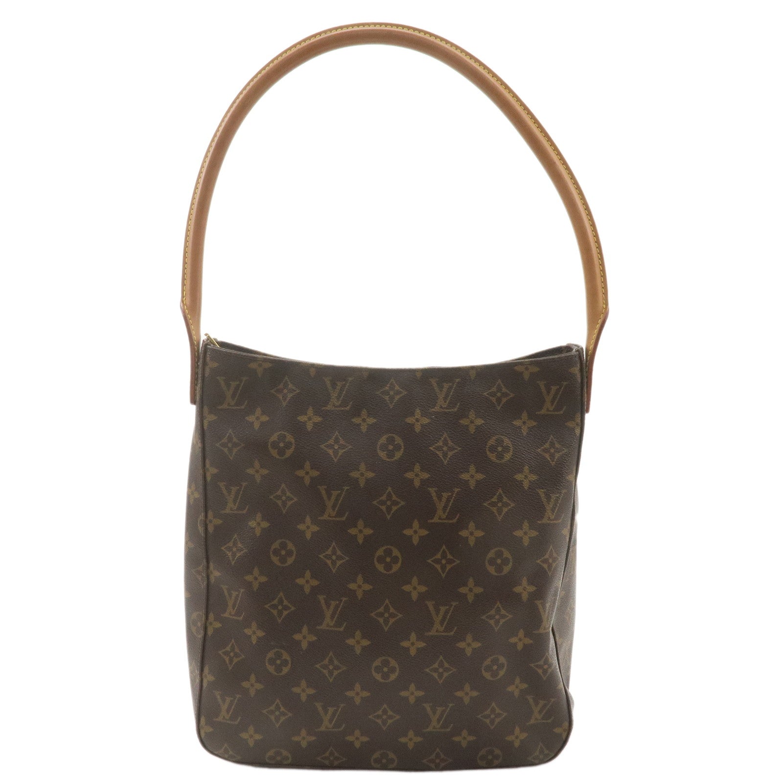 Louis Vuitton Monogram Looping GM Shoulder Bag Brown M51145