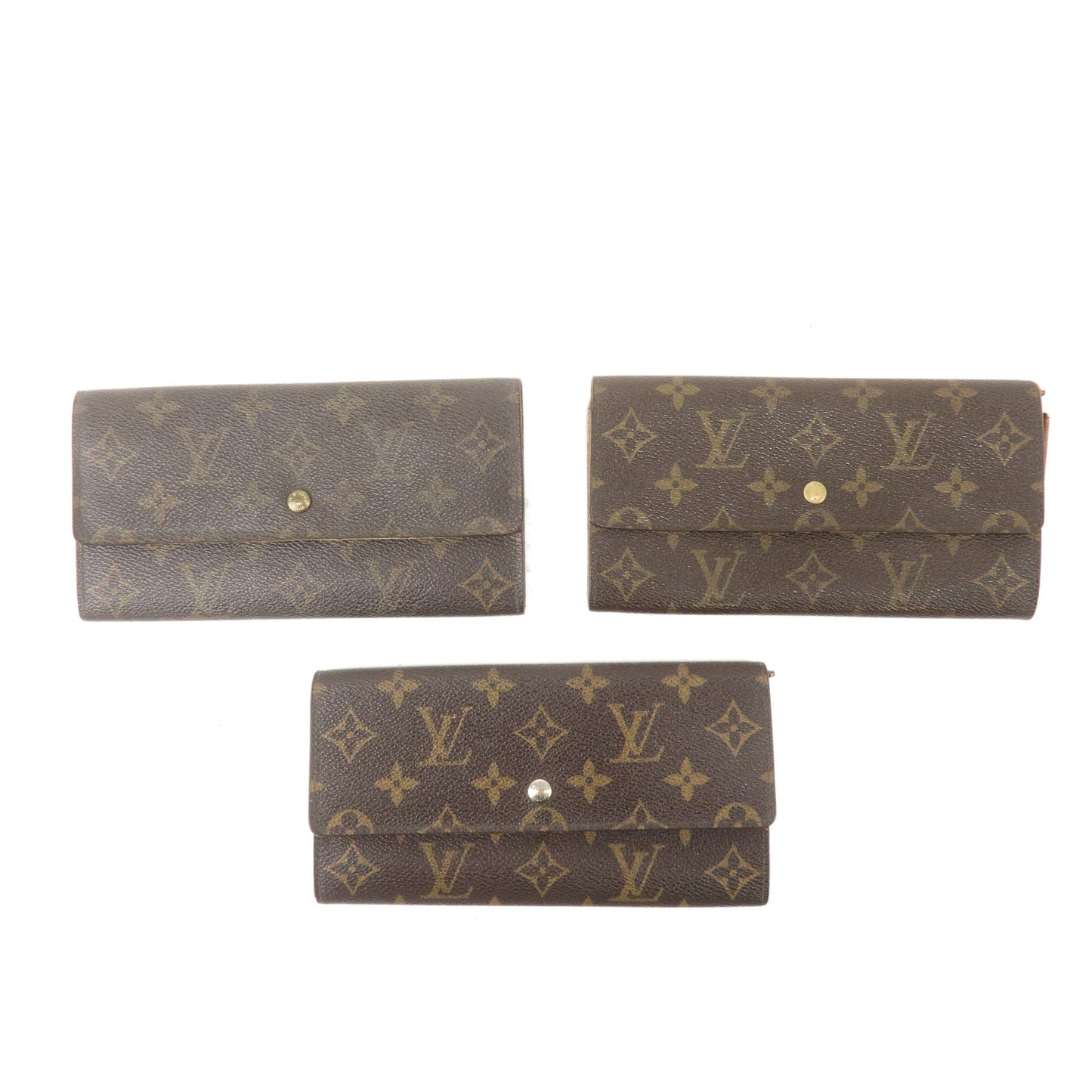 Louis Vuitton Monogram Set of 3 Pochette Porte Monnaie M61723