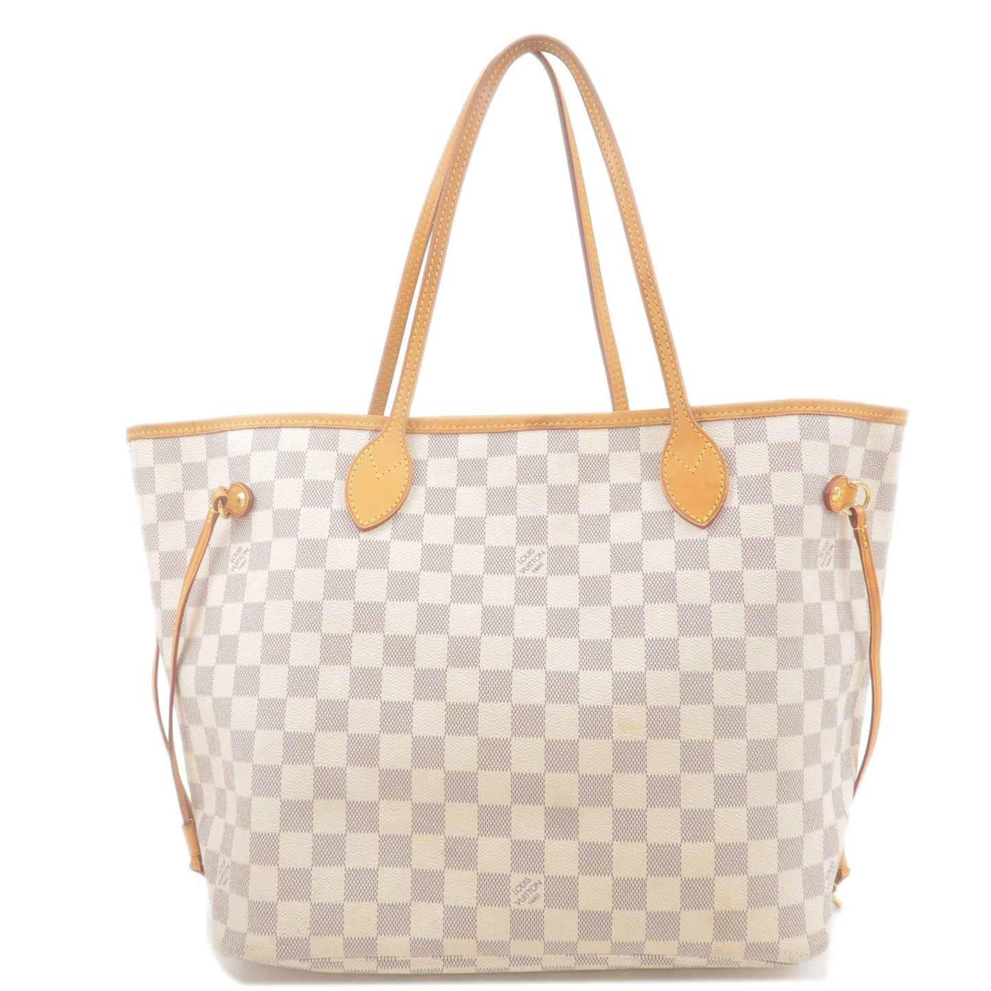 Louis-Vuitton-Damier-Azur-Neverfull-MM-Tote-Bag-Hand-Bag-N51107