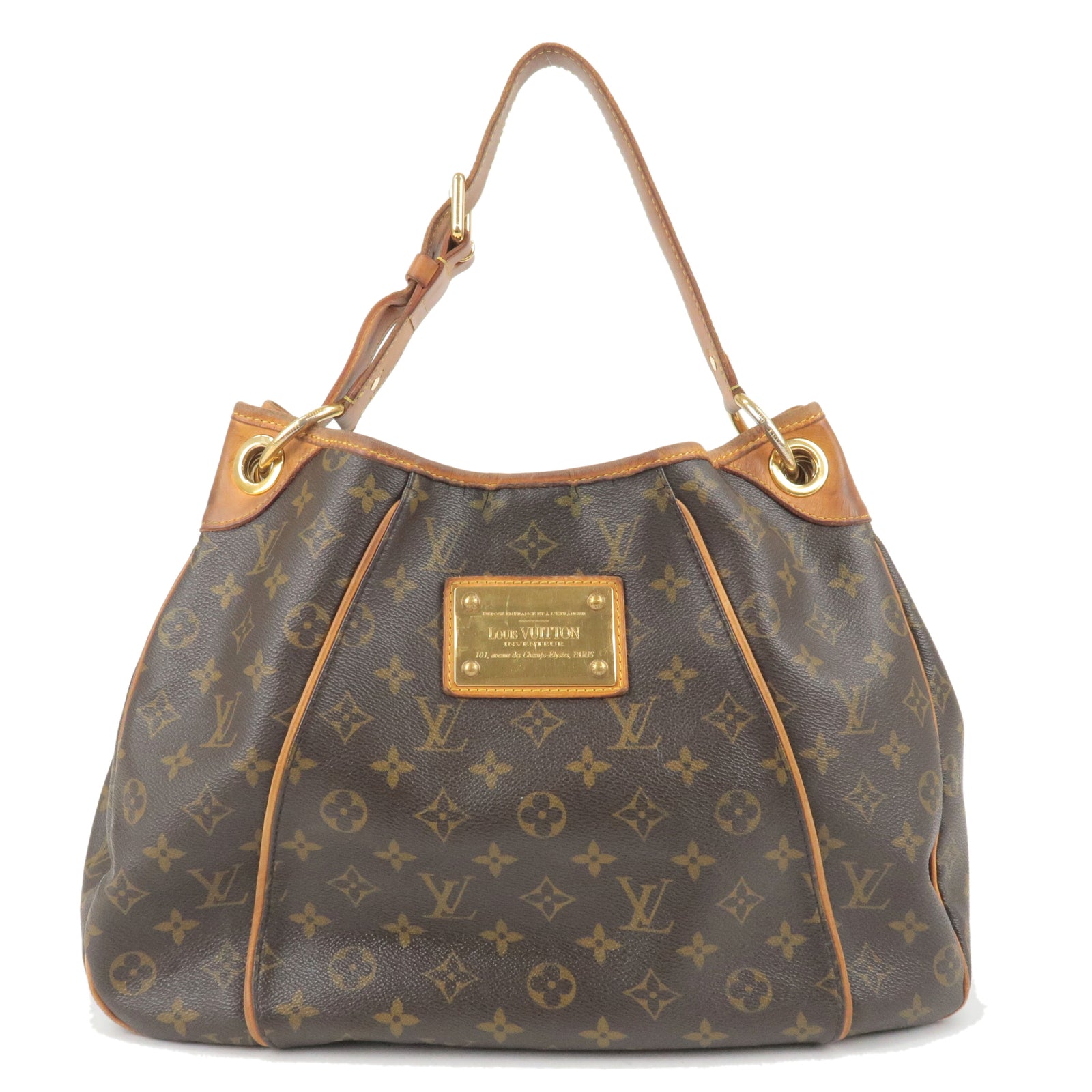 Authentic Louis Vuitton Galliera PM Monogram M56382 Guarantee Shoulder Bag  LD756