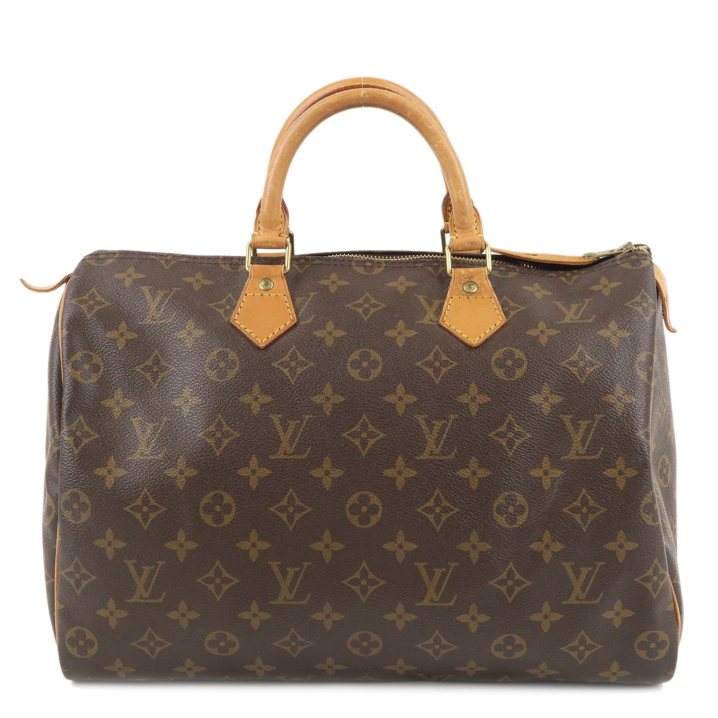 Louis Vuitton Monogram Speedy 35 Hand Bag Boston Bag M41524