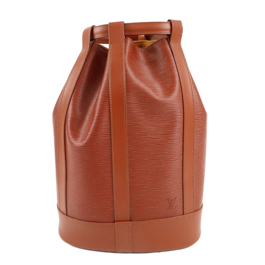 Louis-Vuitton-Epi-Randonnee-PM-Laundry-Bag-Kenya-Brown-M52353