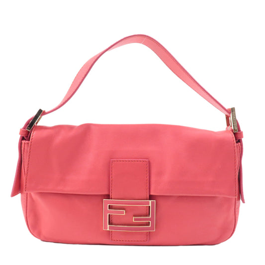 ep_vintage luxury Store - Boston - 8BL068 – dct - FENDI - Canvas - Leather  - Pink - Bag - Beige - Zucchino - Продам сумку fendi