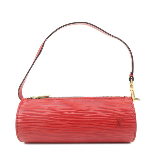 Louis-Vuitton-Epi-Mini-Pouch-For-Soufflot-Hand-Bag-Castilian-Red