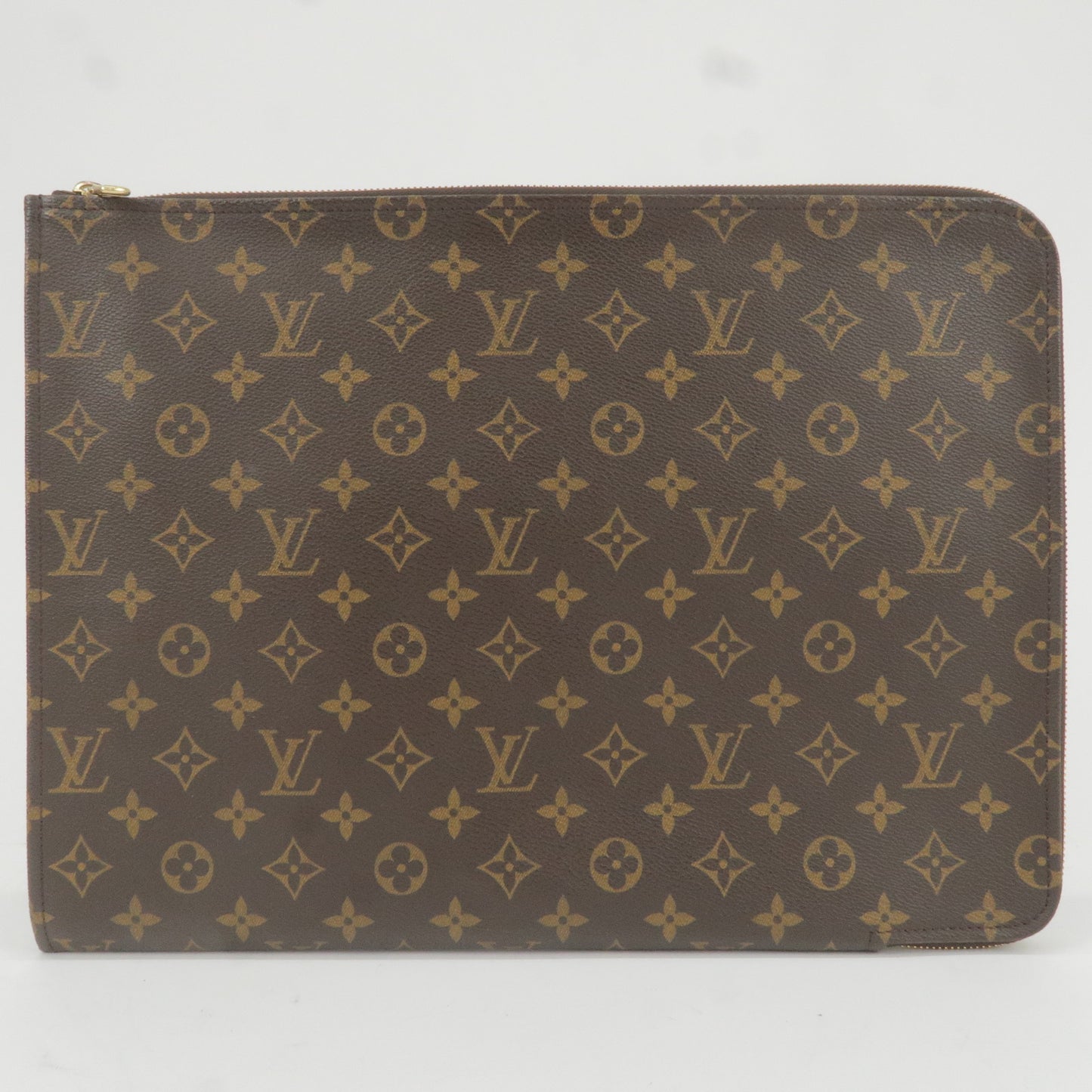 Louis Vuitton Monogram Porte Documents Clutch Bag M53456