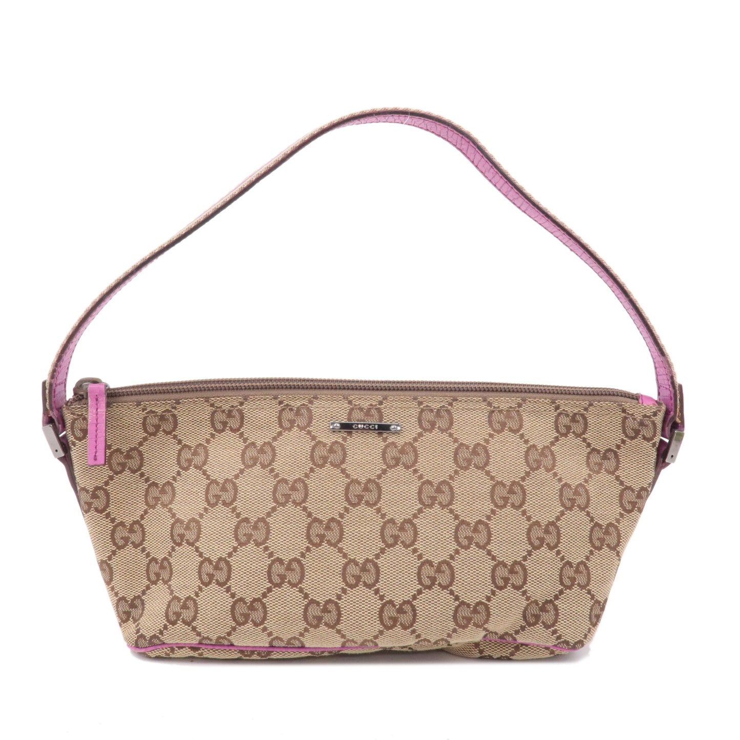 GUCCI-Boat-Bag-GG-Canvas-Leather-Pouch-Beige-Pink-141809