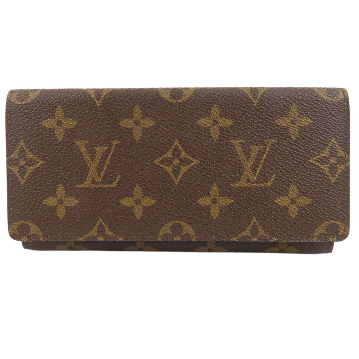 Louis Vuitton Monogram Porto Circle Bifold Long Wallet M61820
