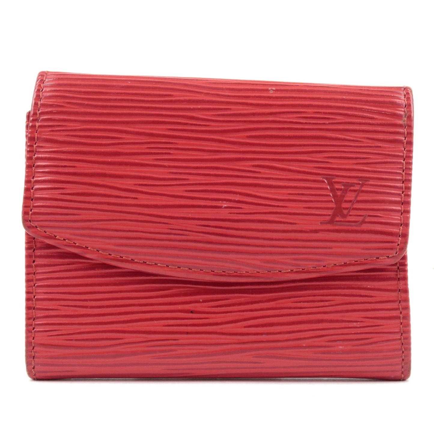 Louis-Vuitton-Epi-Porte-Monnaie-Simple-Coin-Case-Red-M63417