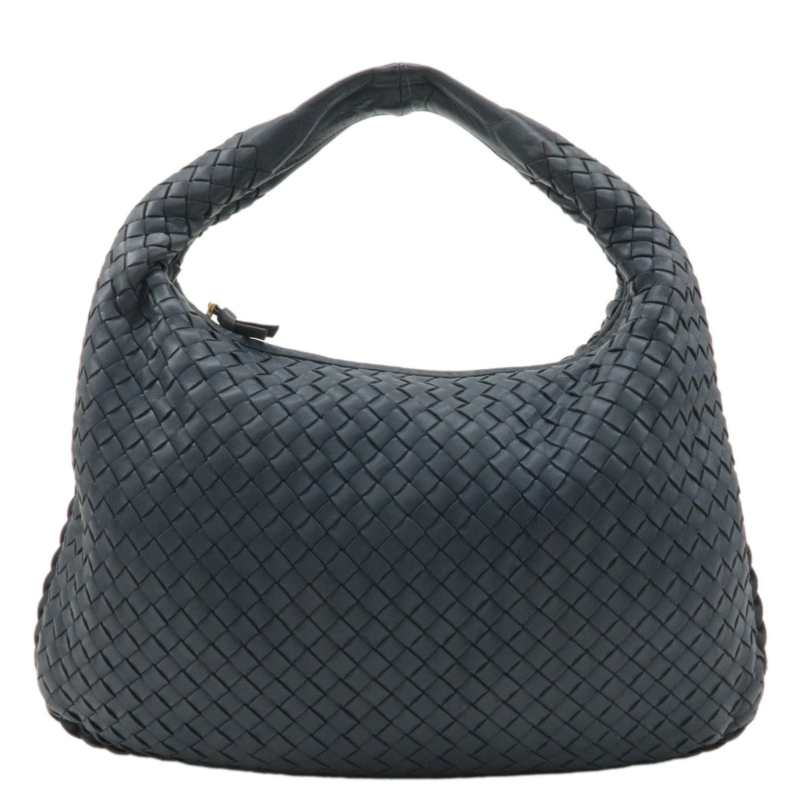 BOTTEGA VENETA Hobo Intrecciato Leather Shoulder Bag 115653