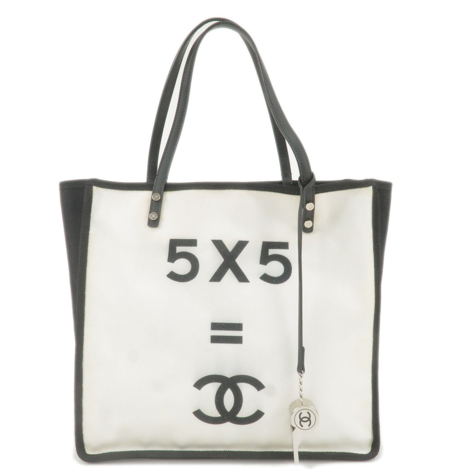 Chanel-Let's-Lemon-Straight-Canvas-Leather-Tote-Bag-A92884