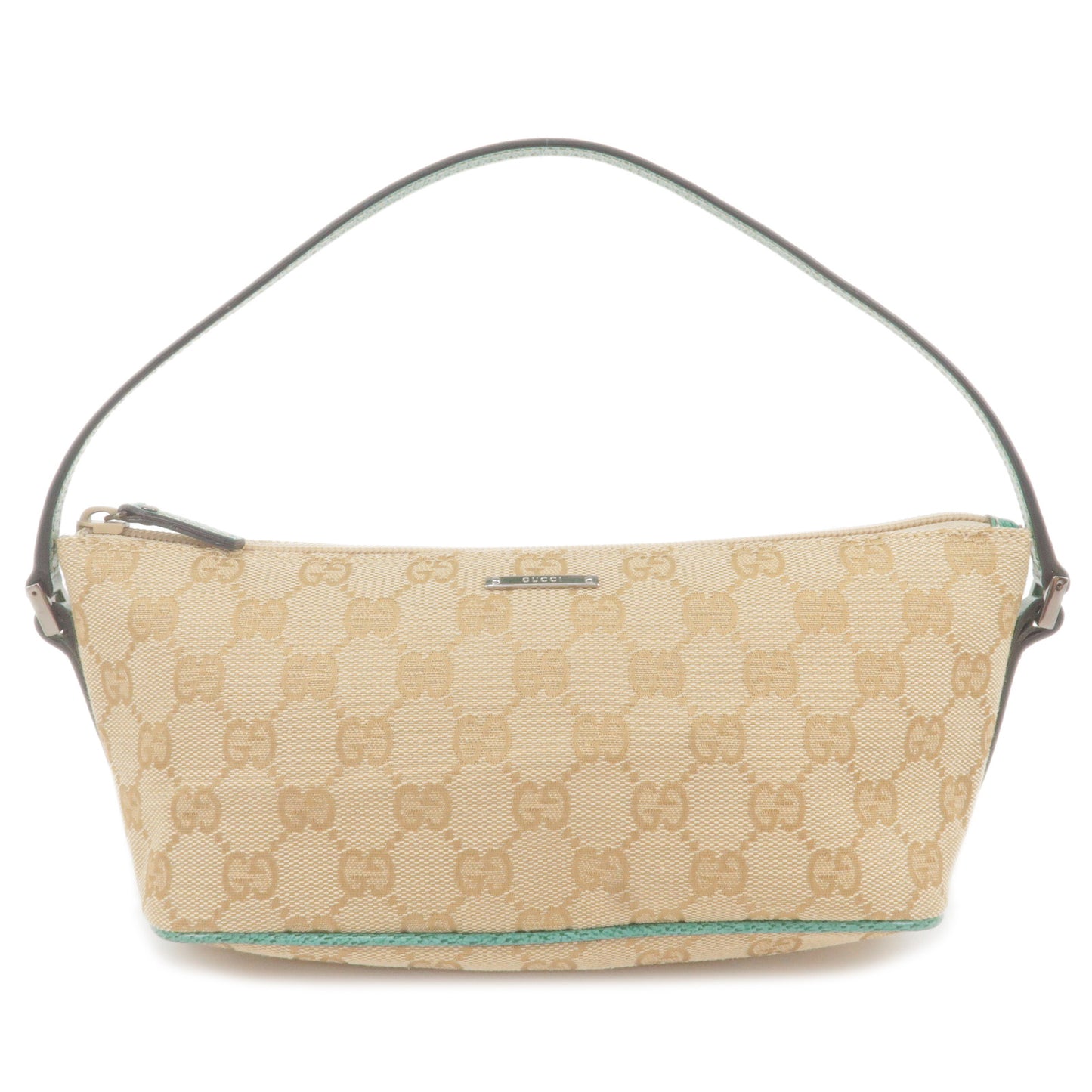 GUCCI-Boat-Bag-GG-Canvas-Leather-Hand-Bag-Beige-07198