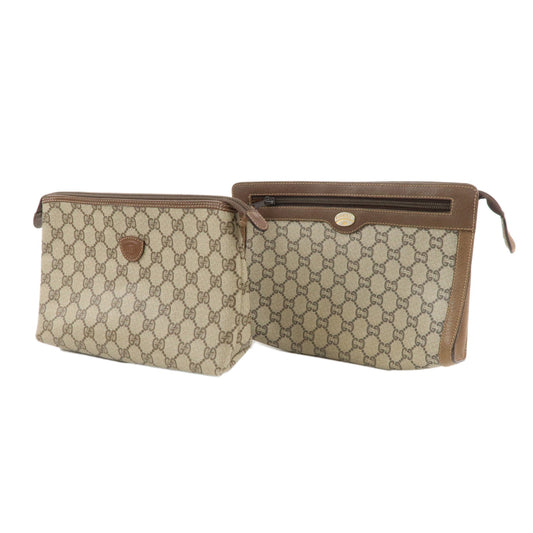 GUCCI-Set-of-2-Old-Gucci-GG-Plus-Leather-Pouch-001.115.6038
