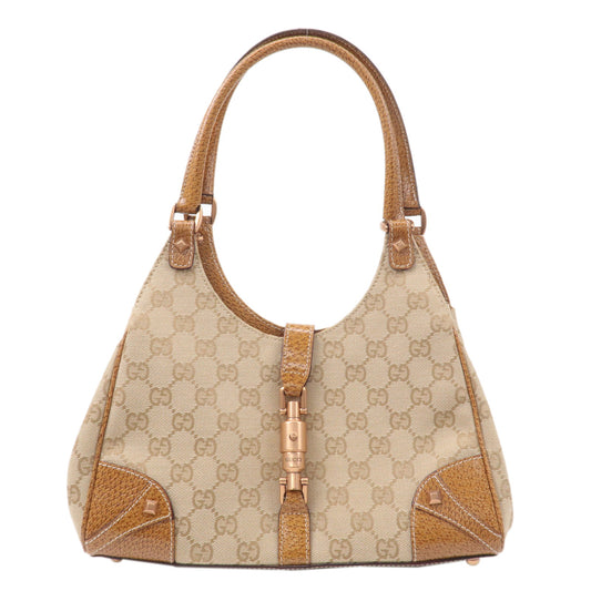 GUCCI-GG-Canvas-Leather-Hand-Bag-Purse-Beige-Ivory-190393 – dct-ep_vintage  luxury Store