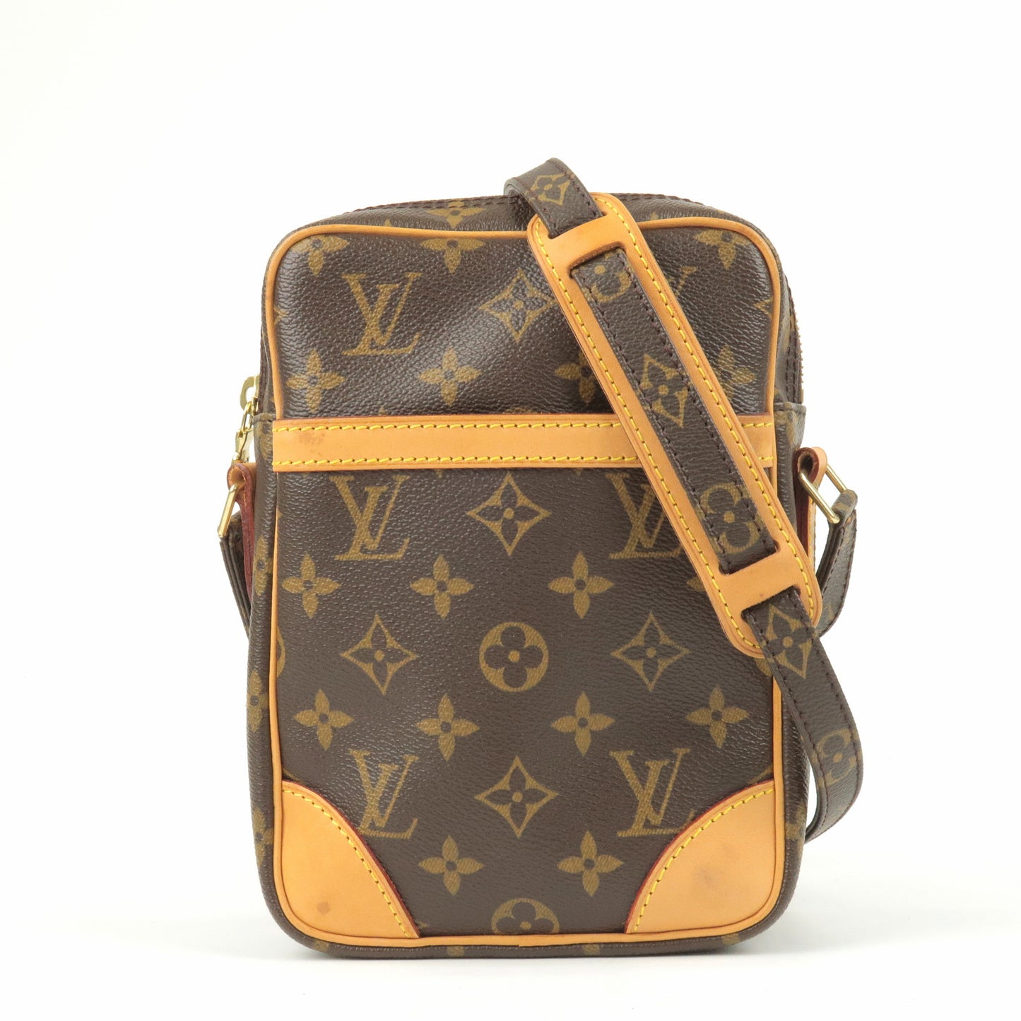 Authentic Louis Vuitton Monogram Danube Shoulder Cross Body Bag M45266 LV  8838E