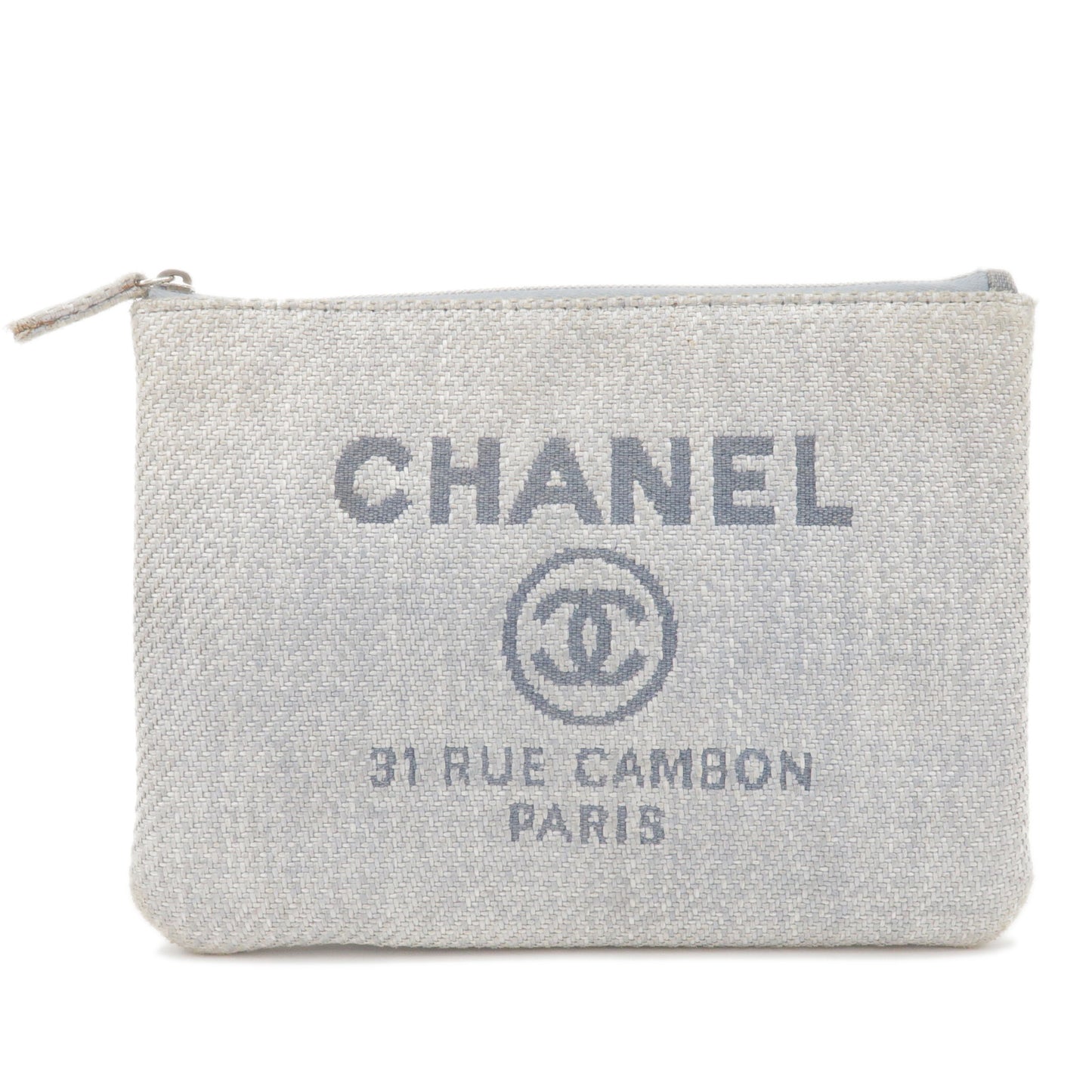 CHANEL-Deauville-Nylon-Canvas-Pouch-Clutch-Light-Gray-A80118 – dct