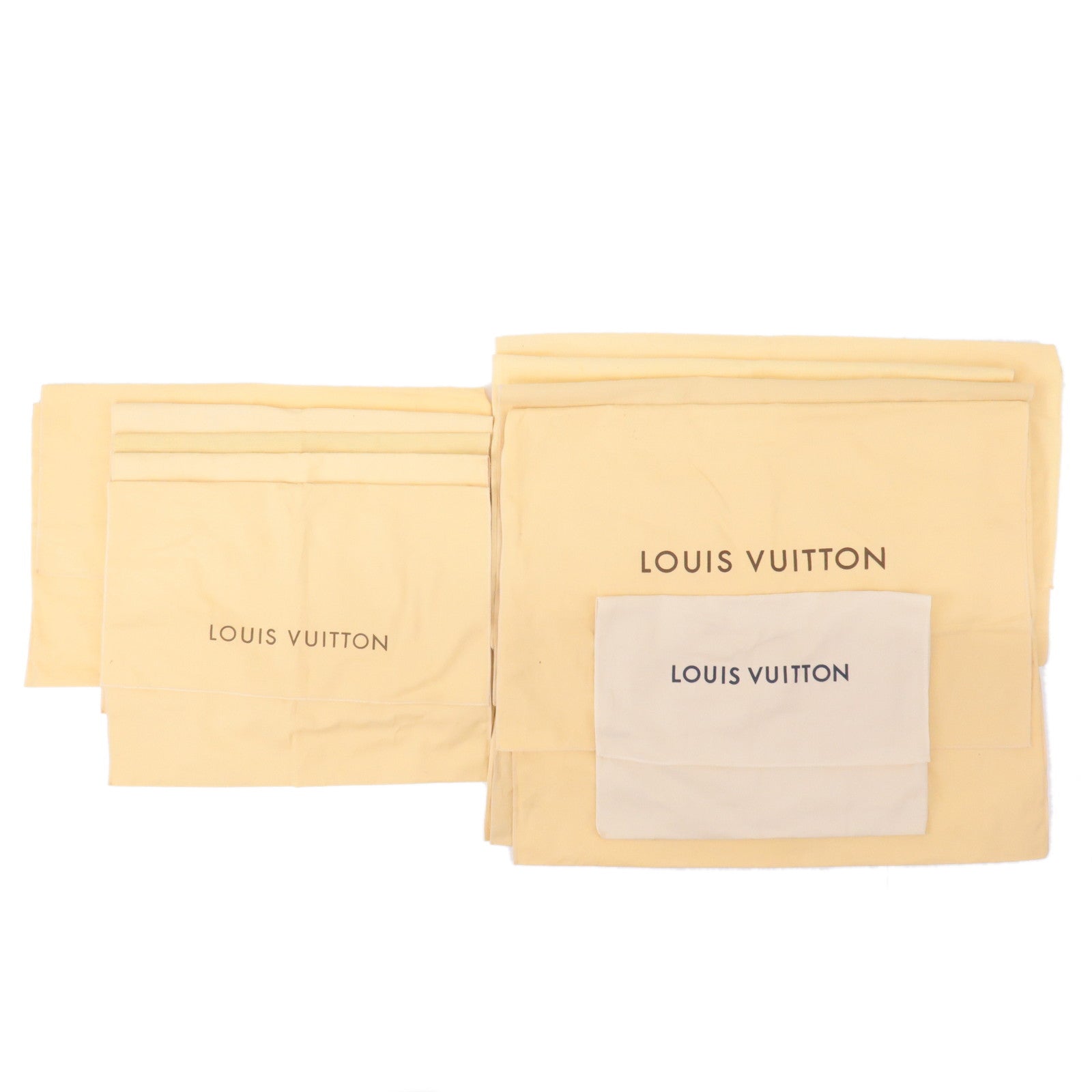 Louis-Vuitton-Set-of-10-Dust-Bag-Flap-Style-Beige