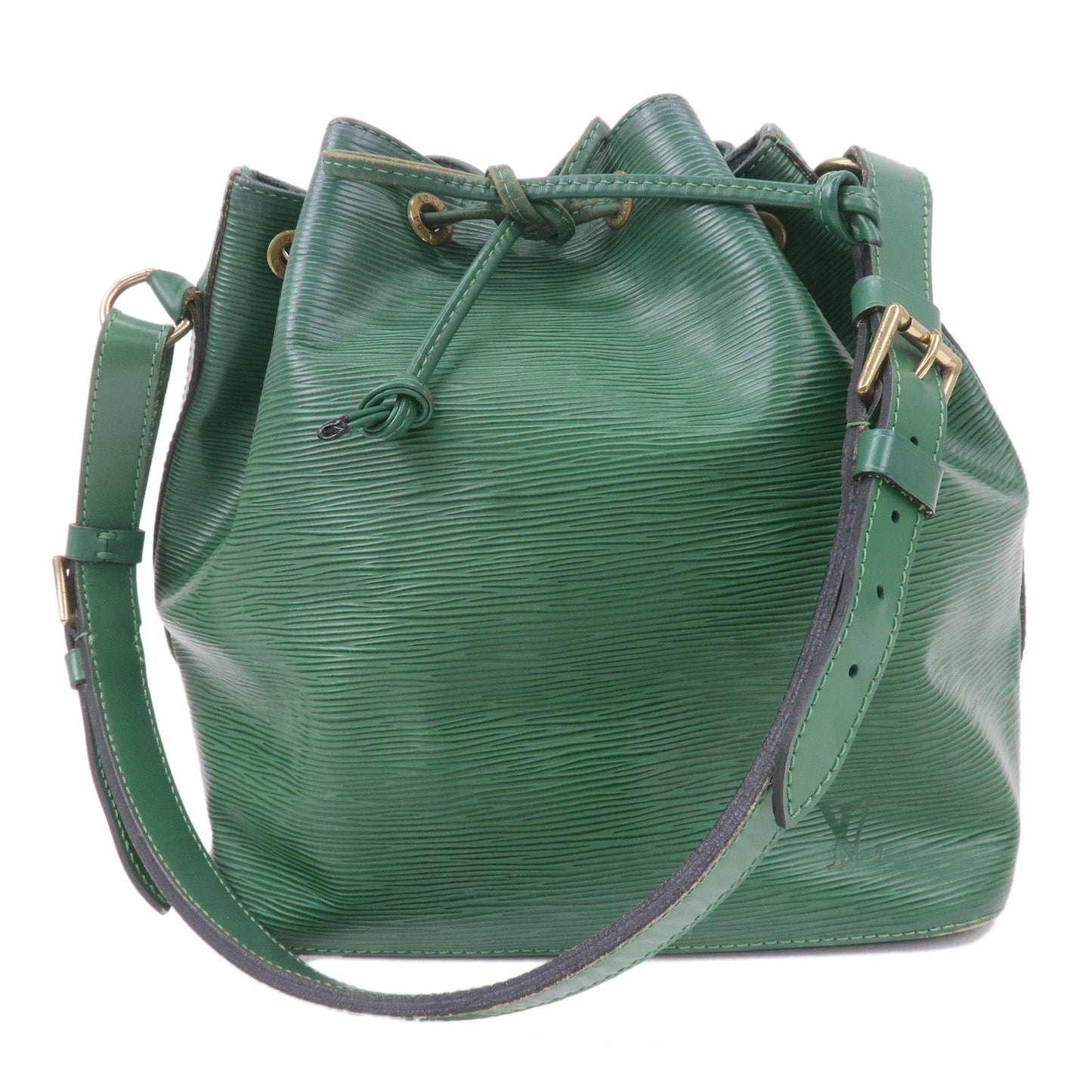 Louis-Vuitton-Epi-Petit-Noe-Shoulder-Bag-Borneo-Green-M44104Used-F/S