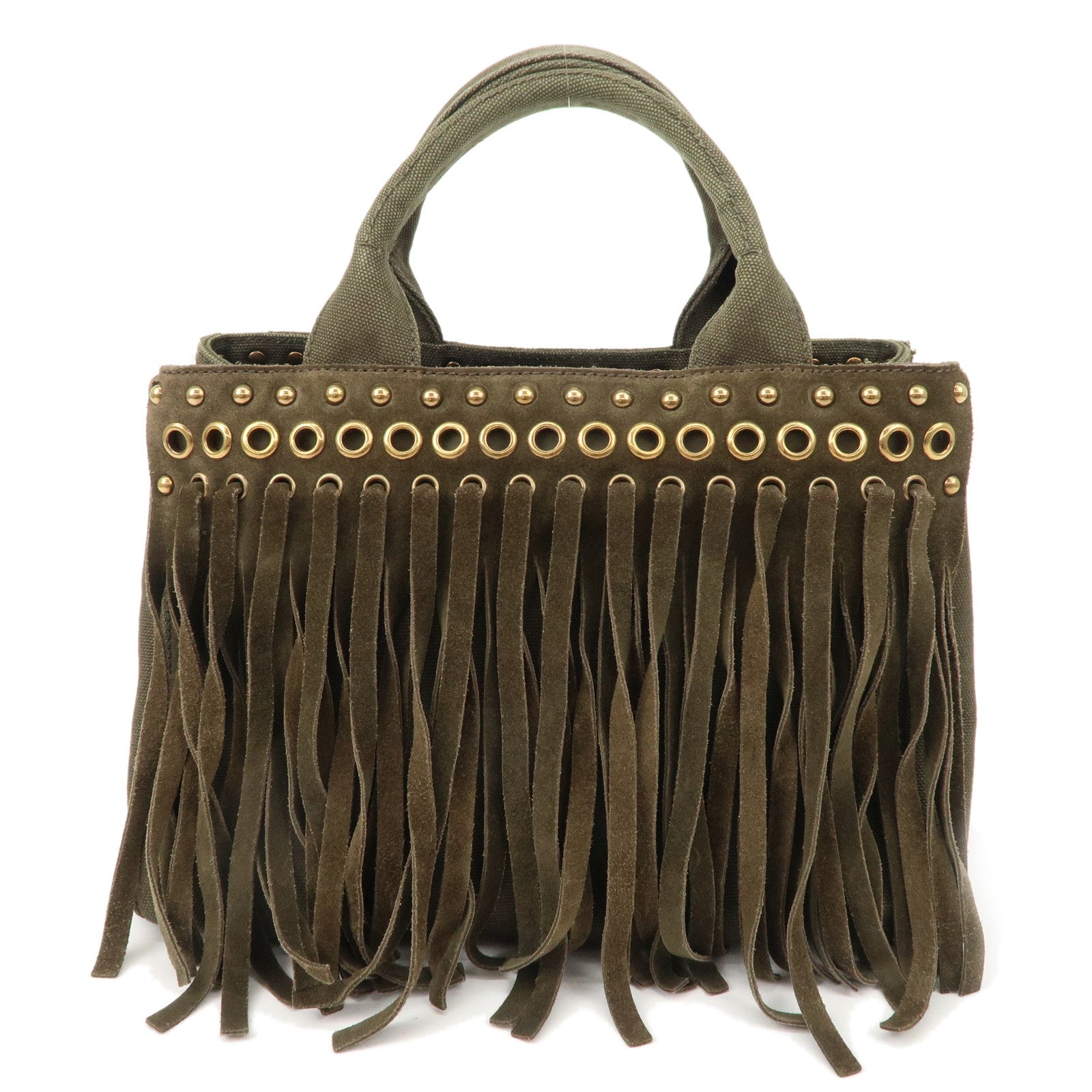 Prada fringe outlet bag